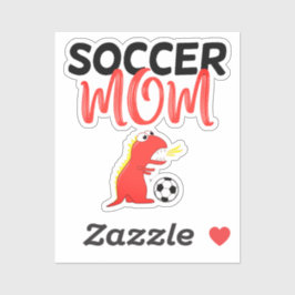 Adesivo Mães De Futebol Unem-Se: Diversão Dinossauros