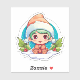 Adesivo Magia do Little Boy Elf Xmas