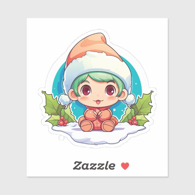 Adesivo Magia do Little Boy Elf Xmas (Folha)