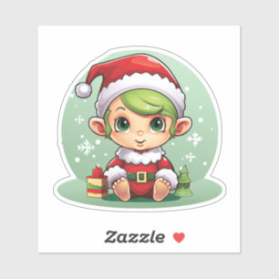 Adesivo Magia do Little Boy Elf Xmas