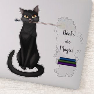 Adesivo Magic Cat Books Sticker
