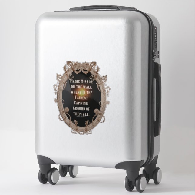 Adesivo Magic Mirror, onde fica a campista mais justa (Mala)