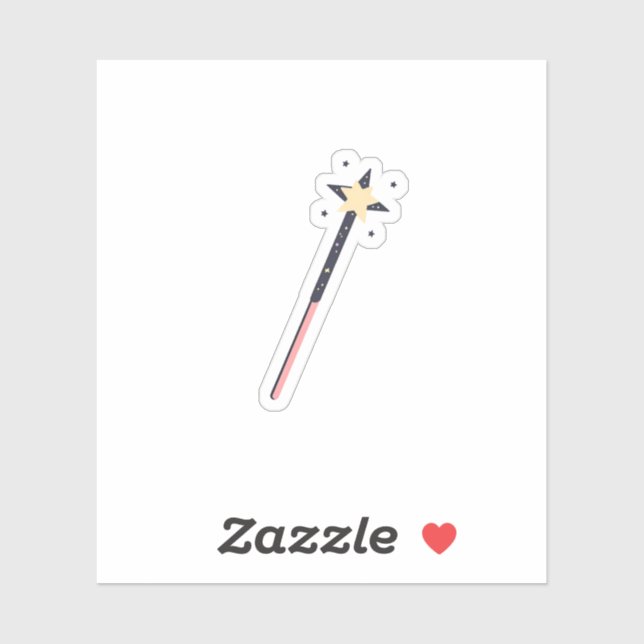 Adesivo Magic Wand Star (Folha)