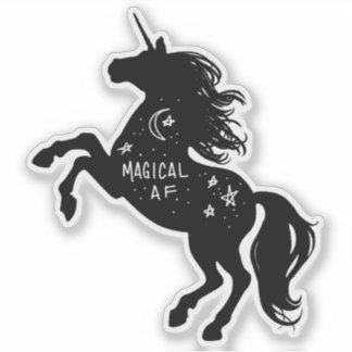 Adesivo Magical AF Unicorn Sticker