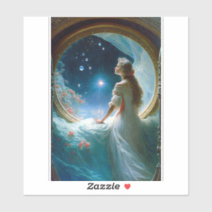 Adesivo Magical Night Scene Fantasy Art