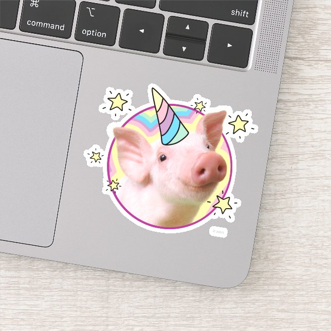 Adesivo Magical Piglet Unicorn (Detalhe)