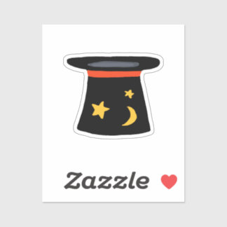 Adesivo Magicians TopHat for Magicland Party Theme