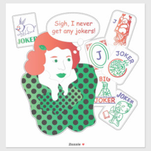 Adesivo Mah Jongg Jokers Vinyl Sticker