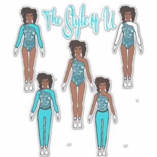 Adesivo Maiorette / Dancer - Troca Rápida de Stickers Carr