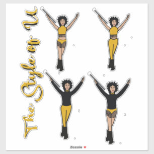 Adesivo Majorette / Dancer Quick Change Stickers Fringe S