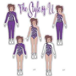 Adesivo Majorette / Dancer Quick Change Stickers (Violet)