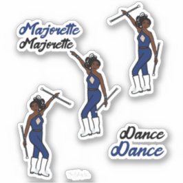 Adesivo Majorette / Dancer Stickers Diamond Marinho