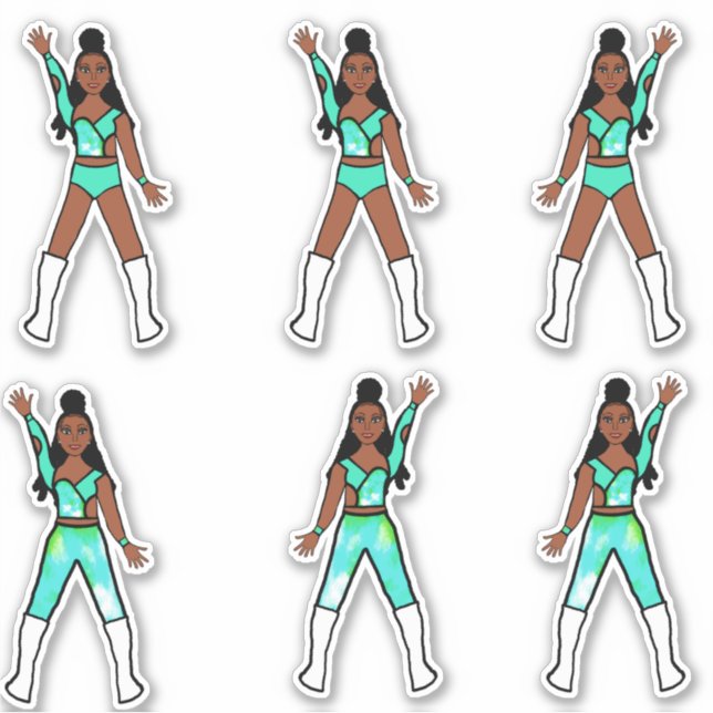 Adesivo Majorette / Dancer Stickers Lakeside (Frente)