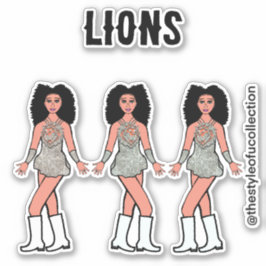 Adesivo Majorette / Dancer Stickers Lion B