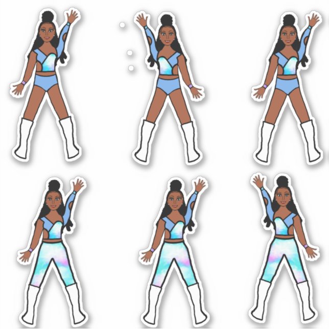Adesivo Majorette / Dancer Stickers Oceanside (Frente)