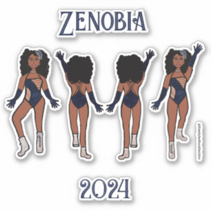 Adesivo Majorette personalizada/Dançarino Stickers Indigo 