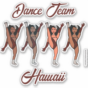 Adesivo Majorette Personalizado / Dançarino Stickers Merlo