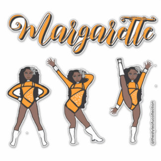 Adesivo Majorette Tri-Pose / Diamante Laranja #1