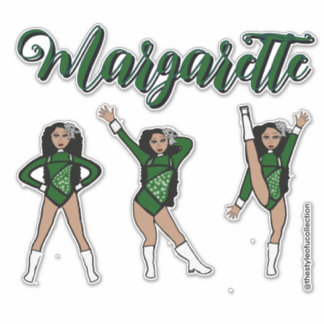 Adesivo Majorette Tri-Pose / Diamante Verde #2