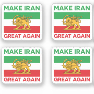 Adesivo Make Iran Great Again Persian II