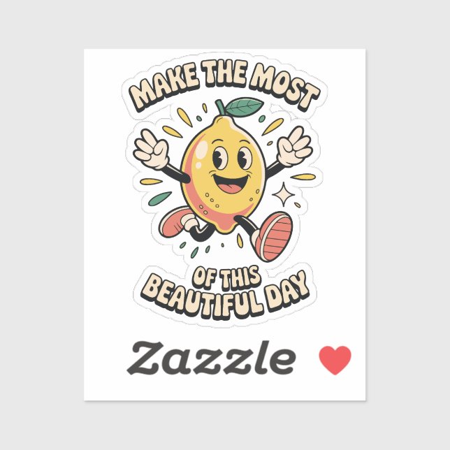 Adesivo  Make the Most – Lemon Vinyl Sticker (Folha)