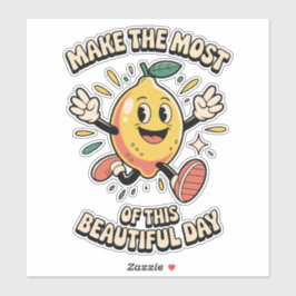 Adesivo  Make the Most – Lemon Vinyl Sticker