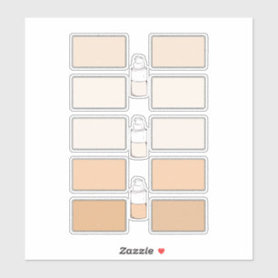 Adesivo Makeup Foundation Cria Seus Próprios Rótulos De Vi