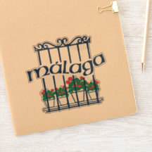 Malaga, janela com flores
