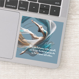 Adesivo Malhação de pilotos instrutores de ioga aérea voad