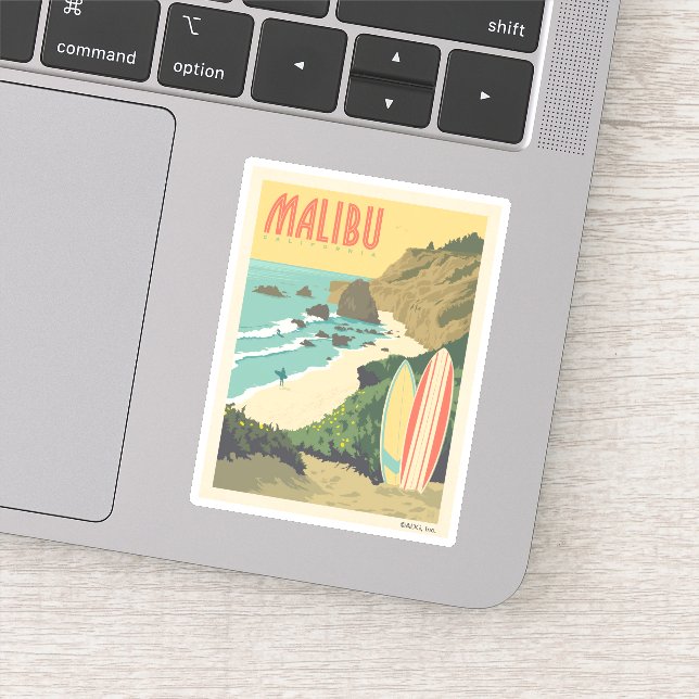 Adesivo Malibu, Califórnia (Detalhe)