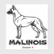 Malinois Herder Autoaufkleber