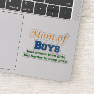 Adesivo Mamã dos meninos