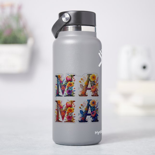 Adesivo MAMA Floral (HidroFlask)