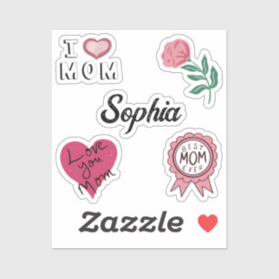 Adesivo Mamãe-Day Love