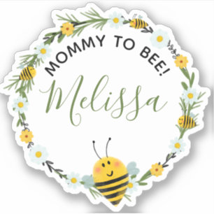 Adesivo Mamãe de Bee Bonito de Abelha