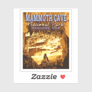 ADESIVO MAMMOTH CAVE NATIONAL PARK - KENTUCKY EUA