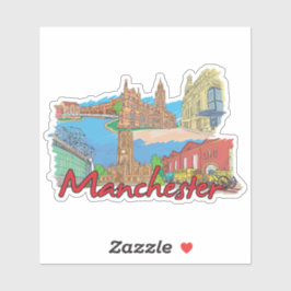 Adesivo manchester Ctiy