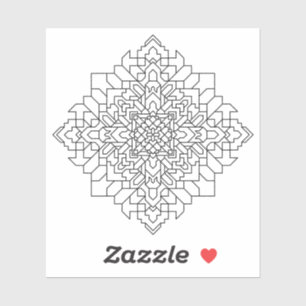 Adesivo Mandala Geométrica #14