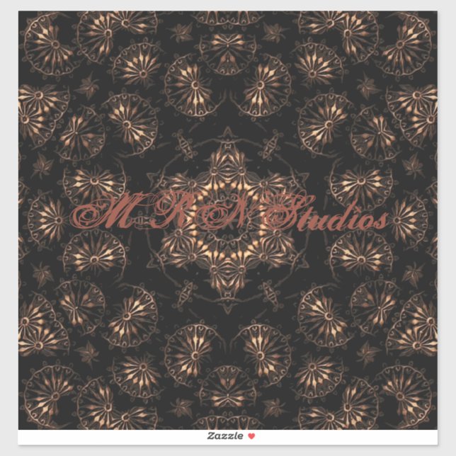 Adesivo Mandala Idade do Bronze (Folha)