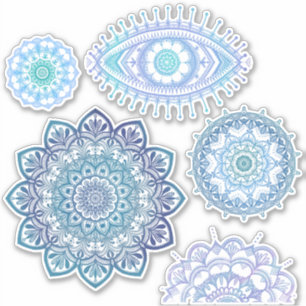 Adesivo Mandala legal do design de Megaflora da cor