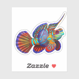 Adesivo Mandarin Fish Ocean Fish Vinyl Sticker