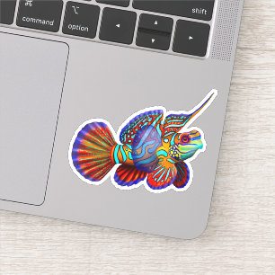 Adesivo Mandarin Fish Ocean Fish Vinyl Sticker