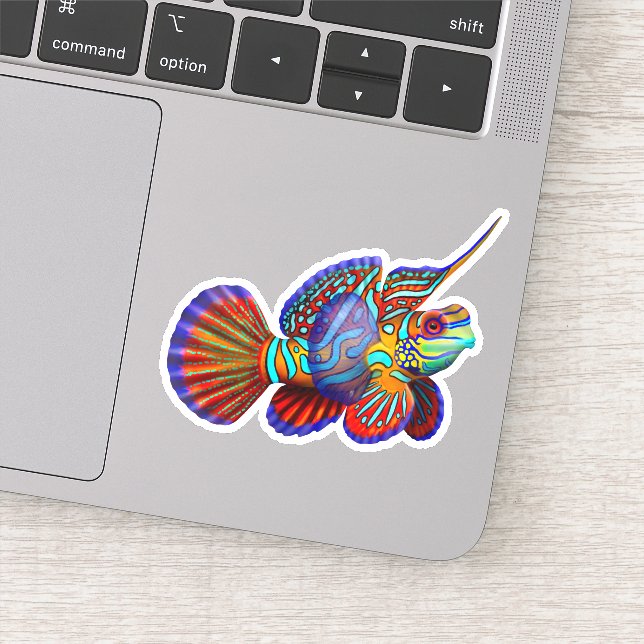 Adesivo Mandarin Fish Ocean Fish Vinyl Sticker (Detalhe)