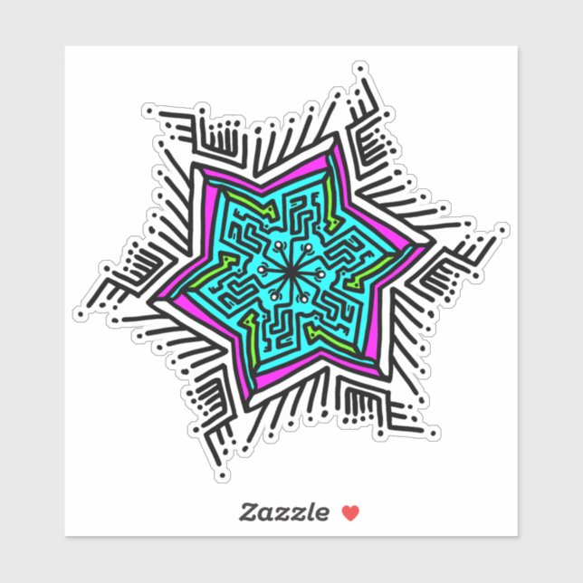 Adesivo Mandela Designs (Folha)