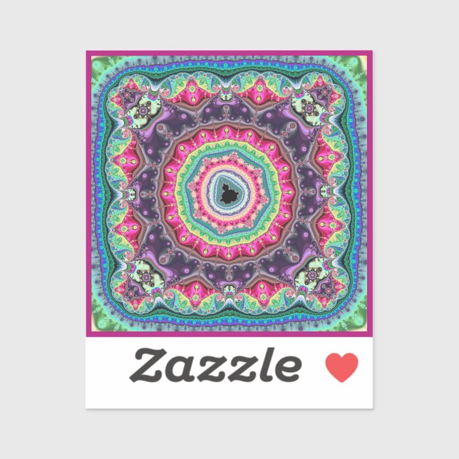 Adesivo Mandelbrot Design (Folha)