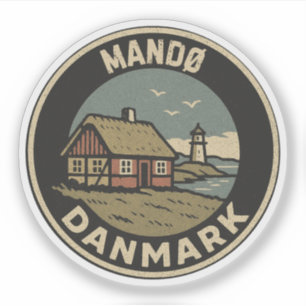 Adesivo Mandø, Dinamarca Dinamarca