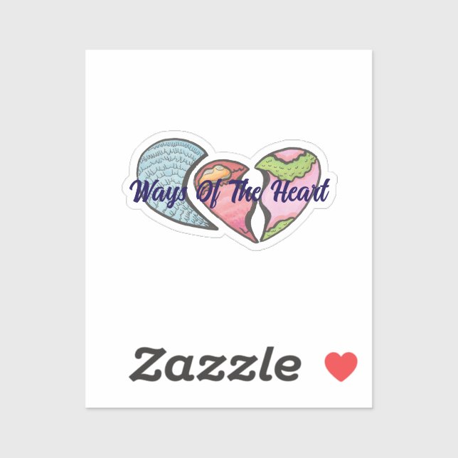 Adesivo Maneiras do Coração (Folha)