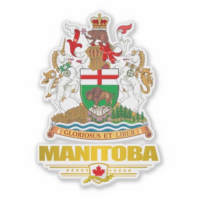 Adesivo Manitoba COA (Frente)