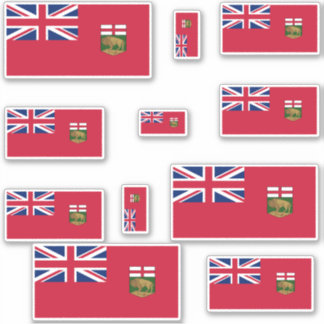Adesivo Manitoba Flags