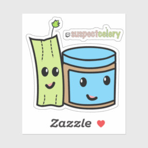 Adesivo Manteiga de amendoim BFF + CeleryCelery™